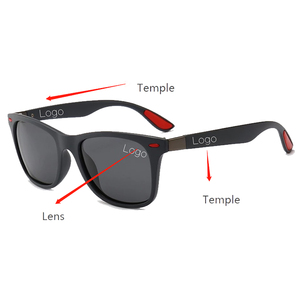 Occhiali da sole quadrati TR90 blu <span class=keywords><strong>di</strong></span> alta qualità Custom Designer <span class=keywords><strong>sfumature</strong></span> polarizzate dalla Cina fabbrica all'ingrosso - Product Image 1
