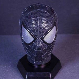 Masque <span class=keywords><strong>Peter</strong></span> <span class=keywords><strong>Parker</strong></span> fait à la main, Amazing Spider-Man 2 Movie Garfield Version pour les fournitures de fête, fabricant de livraison directe - Product Image 5
