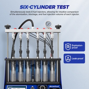 MRCARTOOL V311 Máquina Limpiadora y Probador de Inyectores de Combustible GDI de 6 Cilindros Ultrasónico 12V 70V 120V para Coche y Motocicleta - Product Image 4