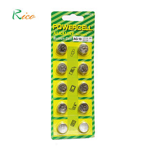 1.5V <b>AG10</b> Watch Alkaline Button Cell <b>Battery</b> Wholesale Price for Remote Control Toys - Product Image 1