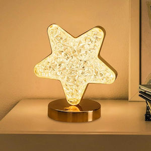 Luz Ambiental LED Tricolor con Atenuación Táctil, Decoración Navideña Nocturna con Atmósfera de Luna y Estrellas para Mesa de Noche, Venta al Por Mayor - Product Image 3