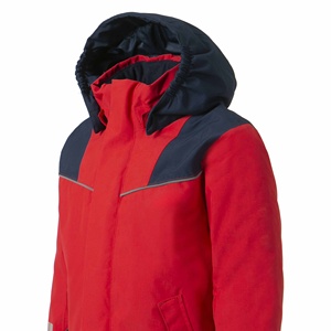 Kid's <strong>Waterproof</strong> <strong>Padded</strong> <strong>Jacket</strong> Children's Fake Fur Hooded Parka with Reflective Details - Product Image 2