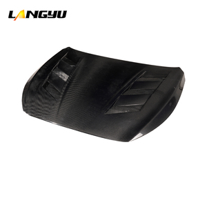 Cofano Anteriore in Fibra di Carbonio Stile AMS per Infiniti Q50 2014-2020, Componenti Carrozzeria Auto - Product Image 3