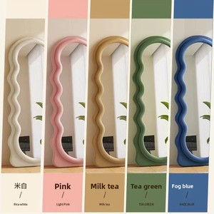 Nuovo <span class=keywords><strong>Specchio</strong></span> <span class=keywords><strong>da</strong></span> Terra a Figura Intera Personalizzato Minimalista a Forma d'Onda Irregolare per Casa e <span class=keywords><strong>Camera</strong></span> <span class=keywords><strong>da</strong></span> Letto - Product Image 3