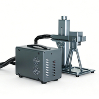 Machine de marquage laser à fibre portable 20W 30W facile à utiliser pour l'impression de codes et de dates