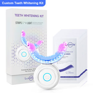 Kit de Blanqueamiento Dental Luxsmile, Fabricación con Logotipo Personalizado, Blanqueamiento Casero, Kit de Tiras <span class=keywords><strong>V34</strong></span>, Kit de Blanqueamiento Dental LED Privado con Luz LED - Product Image 1