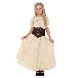 Conjunto de Disfraz Medieval para Niños Jiedi, Vestido de Corte Europeo Vintage, Ropa para Actuaciones de Carnaval y Halloween - Product Image 4