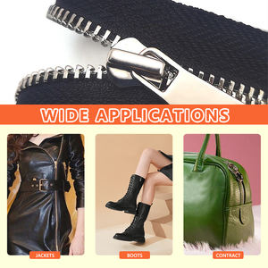 Logo personnalisé Extracteur à bout ouvert couleur arc-en-ciel <span class=keywords><strong>Fermeture</strong></span> à glissière en métal en alliage de zinc pour Jeans Chaussures Sacs à main Vêtements Sacs <span class=keywords><strong>Fermeture</strong></span> de bagages - Product Image 6