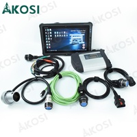 Tableta F110 Lista para Usar + Multiplexor de Diagnóstico MB STAR C4 SD Connect Compact C4 con Software para Autos y Camiones
