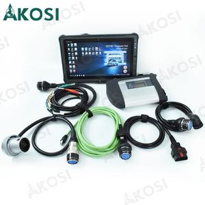 Tablette F110 prête à l'emploi + Multiplexeur de diagnostic Mb Star avec logiciel pour voitures et camions, compatible MB STAR C4 SD Connect Compact C4 et puce complète - Product Image 4
