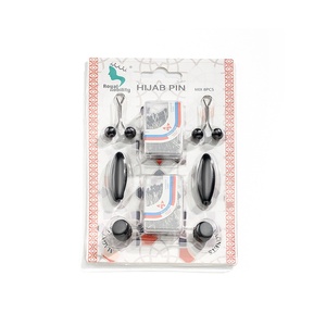 Lot de 8 épingles à <span class=keywords><strong>hijab</strong></span> de qualité supérieure, vente en gros directe usine, ensemble d'accessoires aimants et clips pour fixation d'écharpe - Product Image 5