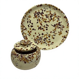 Custom Floral Resin Handmade Eco-Friendly Jewelry Storage Box Freezer Safe Small Decorative Jewelry Gift - Product Image 1