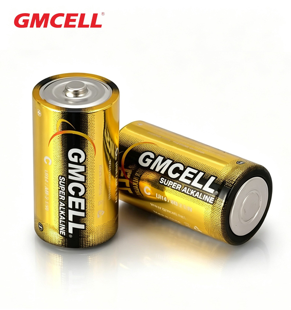 GMCELL 1.5V C Size LR14 AM2 Alkaline Primary Battery, Stable Performance for Home Appliances, Toys, CE & MSDS Certified