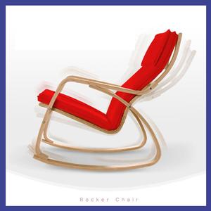 Kursi Goyang Kayu untuk Orang Dewasa, Kursi Goyang Kayu untuk Orang Dewasa - Product Image 4