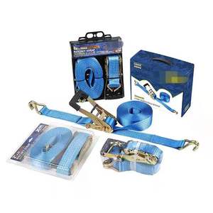 <span class=keywords><strong>Sangle</strong></span> de <span class=keywords><strong>serrage</strong></span> à <span class=keywords><strong>cliquet</strong></span> verrouillable personnalisée de 1 pouce pour cargaison - Product Image 6