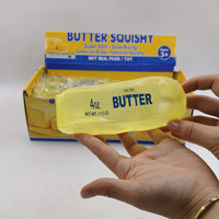 Jouet anti-stress réaliste en forme de beurre, super doux, à remontée lente, extensible, pour enfants et adultes