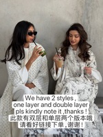Ensemble Abaya et Hijab en Crêpe Respirant pour Femme Musulmane, Modeste et Décontracté, à Manches Longues, Spécial Ramadan et Aïd, Vente en Gros