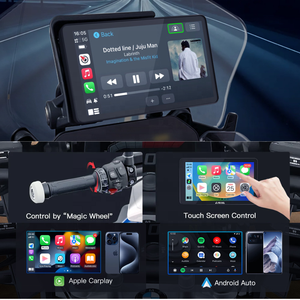 CarPlay para Motocicleta, Pantalla Táctil IPS de 6 Pulgadas Desmontable, Navegador para Moto con Android Auto - Product Image 4