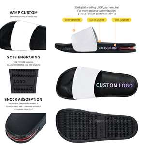 Pantoufles Homme Personnalisées Logo Mousse à Mémoire Confort Coussin d'Air Chaussons de Sport Sandales Design pour Hommes - Product Image 3