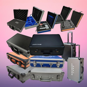 Tùy chỉnh nhỏ khung nhôm Attache mini nhôm cứng Mang trường hợp ngắn gọn với bọt sản xuất nhôm trường hợp công cụ & hộp công cụ - Product Image 1