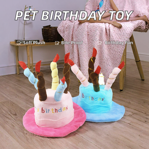 Chapeau d'anniversaire créatif <span class=keywords><strong>pour</strong></span> animaux de compagnie, design mignon et réglable, <span class=keywords><strong>jouet</strong></span> <span class=keywords><strong>pour</strong></span> animaux de compagnie, vente chaude - Product Image 5