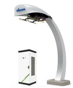 Station de charge rapide bus électrique, dispositif pantographe, sortie 380v 500A, avec communication sur support plc, fabriqué en chine
