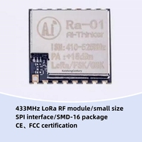 Module de transmission de données RF LoRa SX1278 Ra-01 avec interface SPI 433 MHz, kit de test d'antenne, module émetteur-récepteur