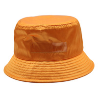 Chapeaux d'été de luxe en satin soyeux de haute qualité avec logo et couleur personnalisée pour femmes avec poche transparente en PVC