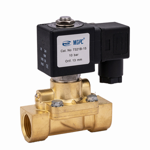 7321B serie 2/2 vías válvula solenoide de latón 10bar 20bar <span class=keywords><strong>12V</strong></span> 24V 220V válvula solenoide de agua 2 vías <span class=keywords><strong>12V</strong></span> 24V válvula solenoide eléctrica - Product Image 2