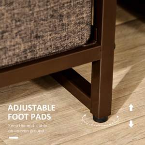 7 أدراج مضمد قماش أدراج الصدر منظم تخزين <span class=keywords><strong>3</strong></span> طبقات لمداخل غرفة النوم وحدة برج خزائن غرفة المعيشة - Product Image 3