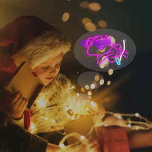 Conception Libre Personnalisé Livraison Rapide Flexible Diy Salle De Jeu Enseigne Au Néon Anime Pour Salle De Jeu Internet Cafés Décor Fumer Avec Des Lunettes - Product Image 5