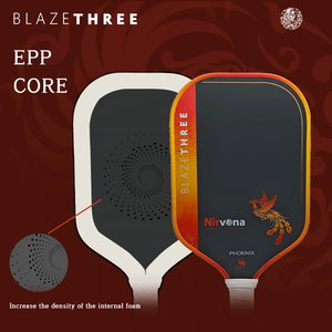 Raquette de pickleball thermoformée Phoenix <span class=keywords><strong>Nirvana</strong></span> 16 mm Gen 5, fibre de carbone Toray T700, noyau interne EPP vortex, approuvée USAPA UPA-A - Product Image 2