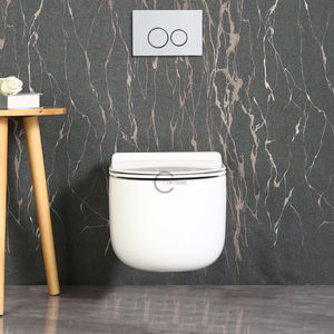 Toilettes WC Tornado P-Trap blanches allongées, rondes et carrées pour hôtel et maison - Product Image 2