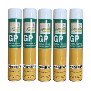 Winoversea GP 750ml poliüretan inşaat köpük sprey ses yalıtım malzemesi ambalaj ağaç İşleme diğer PU köpük sprey - Product Image 1