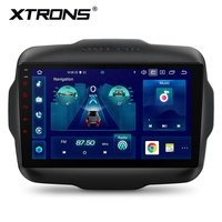 Autoradio Android 9 pouces 4+64 Go pour Jeep Renegade 2015-2020, lecteur multimédia, DAB, AKM DSP, 4G mondial, IPS, gyroscopes, XTRONS