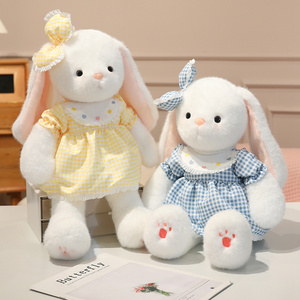 Lindo Conejito de Peluche, Muñeco de Conejo con Orejas Caídas, Juguete de Peluche, Conejo de Orejas Largas, Muñeco Relajante, Almohada para Dormir - Product Image 5
