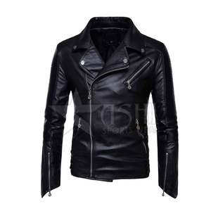 Best Selling Unique Design <b>Slim</b> <b>Fit</b> Stylish Winter Fashion Leather <b>Jacket</b> for Men Manufactured with High Street Style - Product Image 1