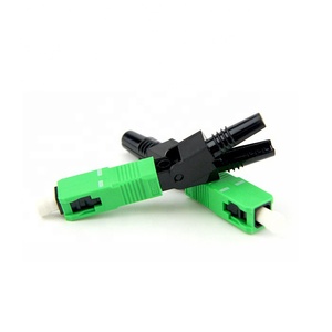 Conector de Pre-Pulido Rápido <span class=keywords><strong>FAC</strong></span> UPC APC OEM Azul Verde FTTH, Ensamblaje Rápido, Fibra Óptica Interior, Equipo de 12V CC, Reutilizable 04 - Product Image 1