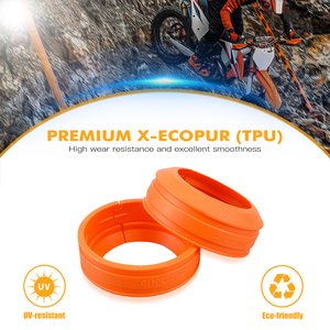 Kit de grattoirs de <span class=keywords><strong>fourche</strong></span> en TPU NICECNC pour fourches <span class=keywords><strong>WP</strong></span> 48 mm pour KTM EXC EXCF XC XCW XCF SX SXF XCFW 125-530 250 350 450 2004-2023 2024 - Product Image 3