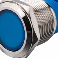 Meilleures ventes Interrupteur à bouton poussoir en métal étanche IP67 19MM Interrupteur à bouton poussoir momentané/à verrouillage éclairé pour commande électrique