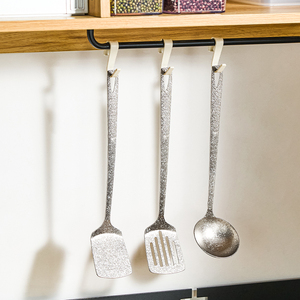 Juego de Utensilios de Cocina de Titanio Puro, Resistente a Altas Temperaturas y Apto para Lavavajillas, Incluye Espátula, Cuchara para Sopa, Cucharón, Utensilio para Freír Carne - Product Image 5