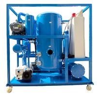 Nouvelle machine de filtration sous vide pour huile de transformateur minérale, capacité de 8 gallons, débit de 25 L/min, triphasé 220 V