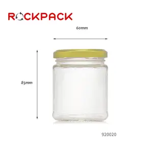 200Ml Miệng Rộng Glass Jar Với Nắp Mật Ong Jar Thủy Tinh