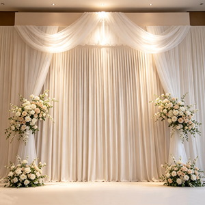 Durable Pipe Kits Easy Install Pipe and Drape Kit Backdrop for Trade <b>show</b> Booth Wedding Decor - Product Image 1