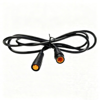 Câble d'extension de connecteur d'alimentation pour vélo électrique M8, conducteur en cuivre, connecteur Juliet 3 broches mâle-femelle, étanche, fil LED