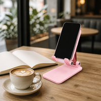 Support de téléphone portable et tablette pliable et réglable en hauteur pour bureau