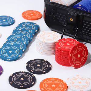 कस्टम लोगो 39 मिमी 10 ग्राम जमा/wpt सिरेमिक पोकर चिप्स-पेशेवर टेक्सास चिप्स - Product Image 2