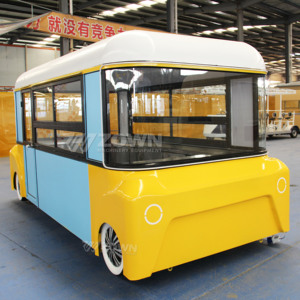 Eye-Catching Fiberglass Mobile Food Unit Compact Food Vendor Charming Food <b>Cart</b> <b>Wheels</b> Mini Food Truck Burger Ice Snack Food - Product Image 4