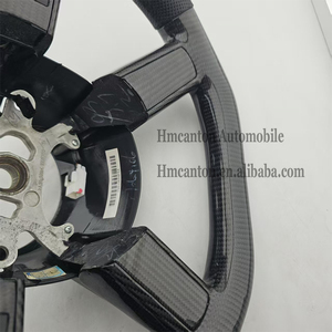 พวงมาลัยหนังคาร์บอนไฟเบอร์แบบเจาะรู รุ่นยอดนิยมสำหรับรถยนต์ Chrysler 300C - Product Image 6