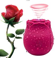 Trendiger Rosen-Saugvibrator Klitoris-Sauger G-Punkt-Massage Multi-Frequenz Sonic-Puls Klitoris-Stimulation Geschenk für Frauen
